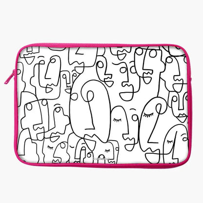 Abstract Face Laptop Sleeve