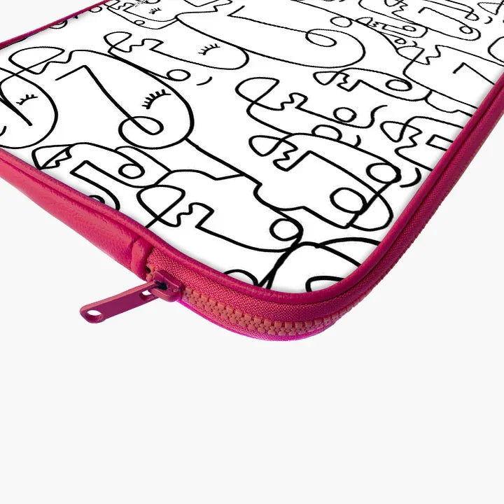 Abstract Face Laptop Sleeve