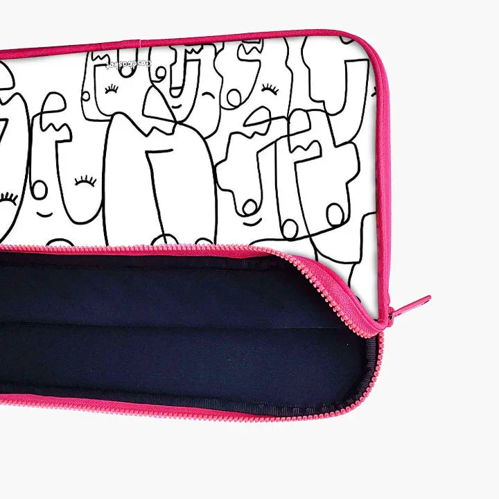 Abstract Face Laptop Sleeve