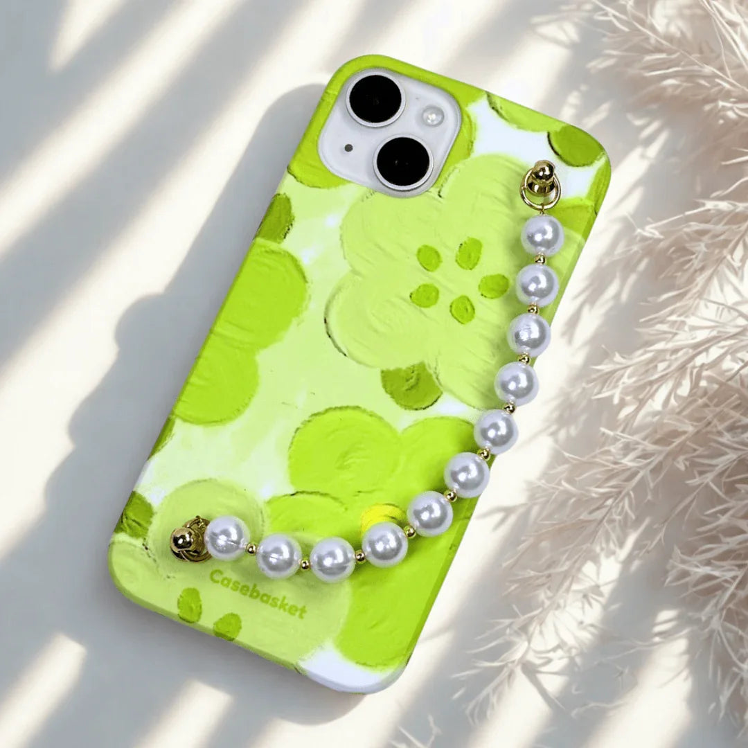 Minty Meadow Pearl Phone Cover
