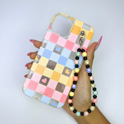 HeartRush Transparent Heartflowers Charm Phone Cover