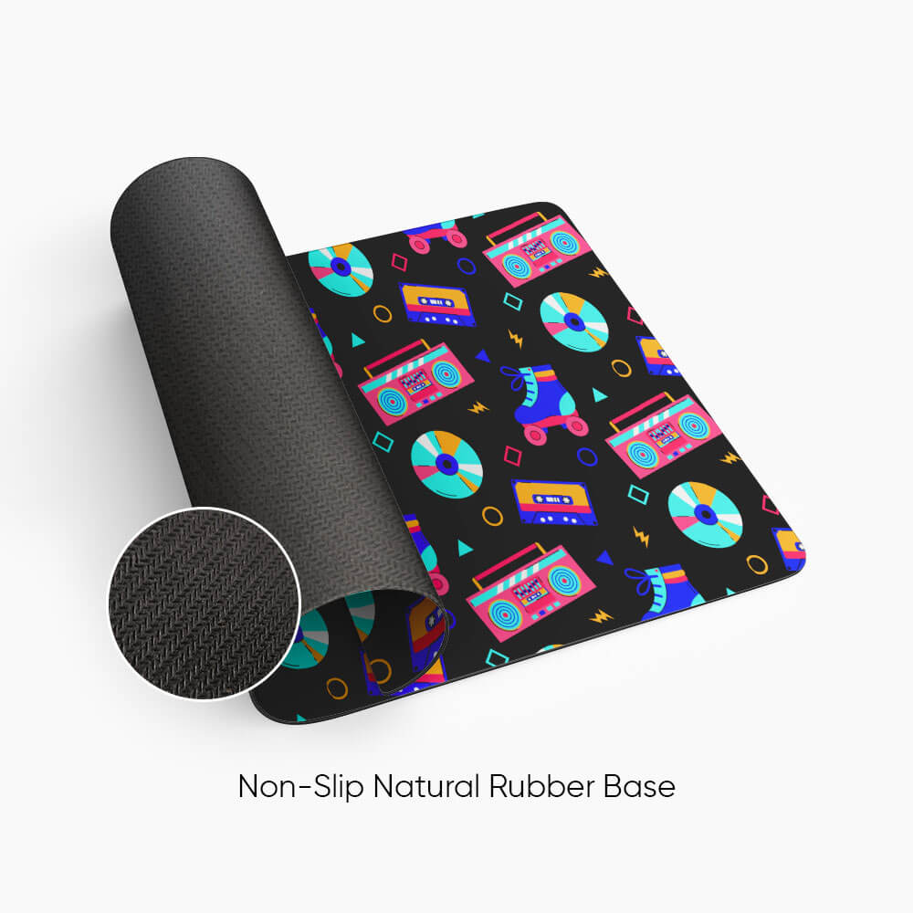 Groove Graffiti Print Desk Mat