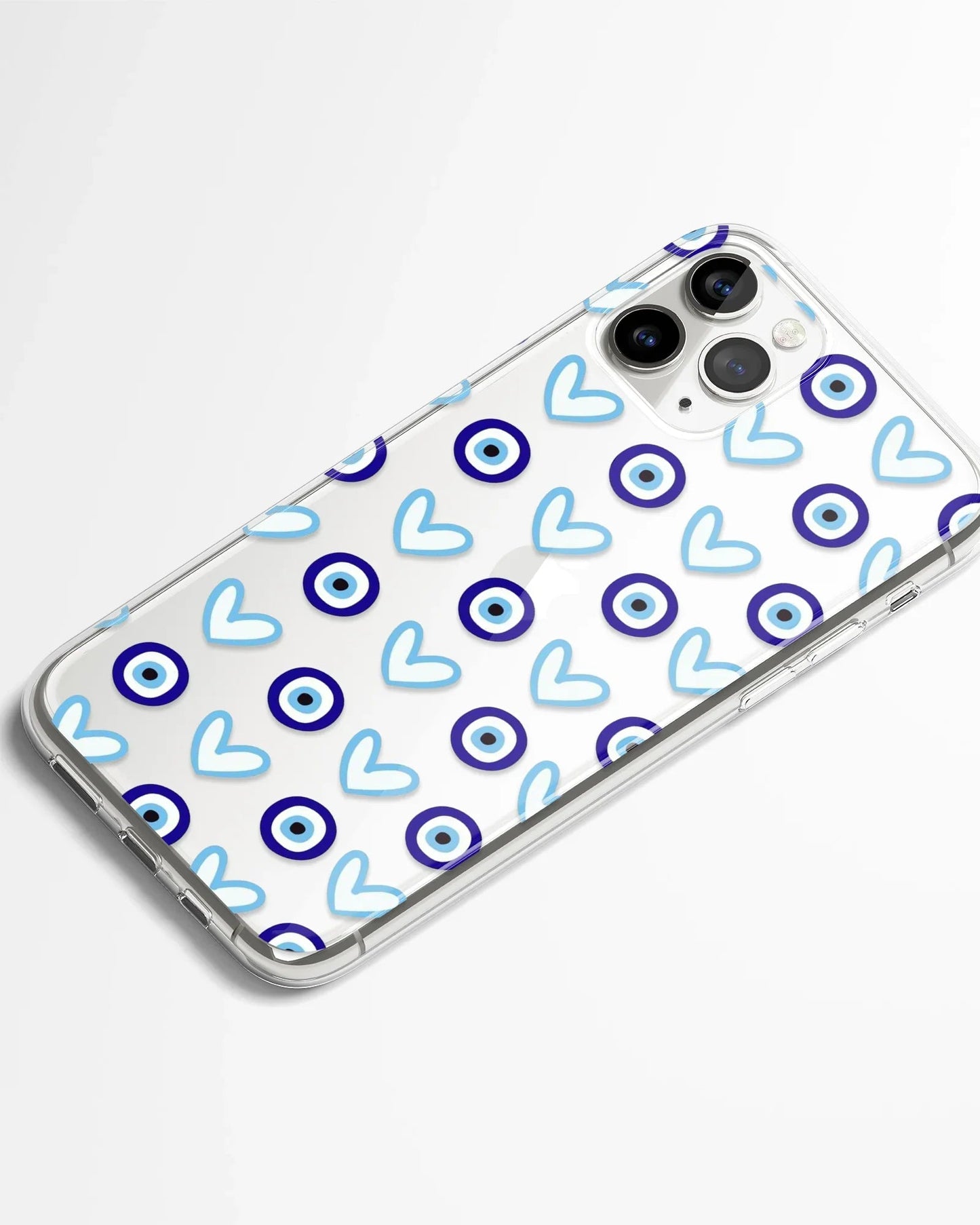 Hearts Safeguard Transparent Phone Cover