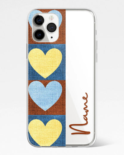 Cozy Canvas Transparent Silicone Phone Cover