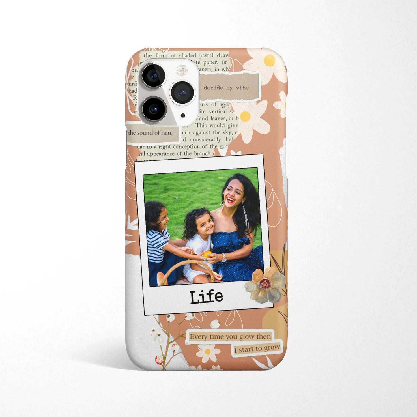 Customized Aesthetic Polaroid Frame Phone Cover