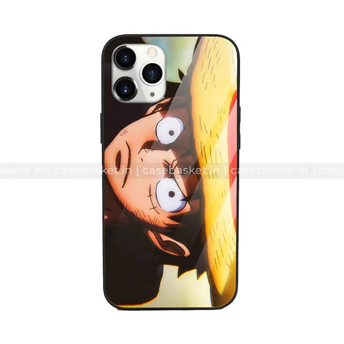Anime character phone case with wide-brim hat, colorful design for mobile protection