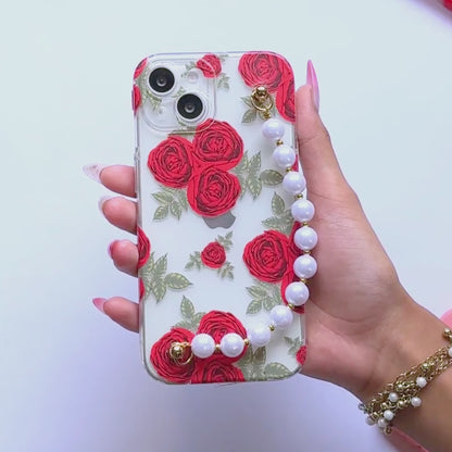 Roselet Transparent Pearl Phone Cover