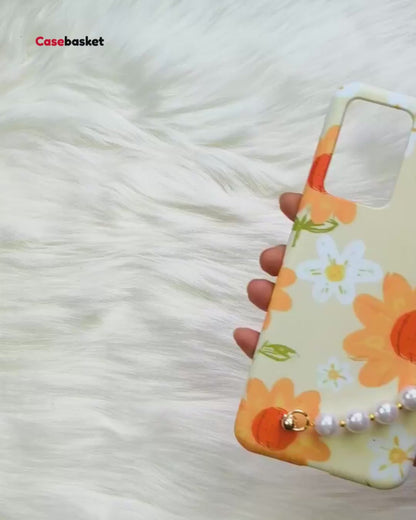 Amber Bloom Pearl Phone Cover