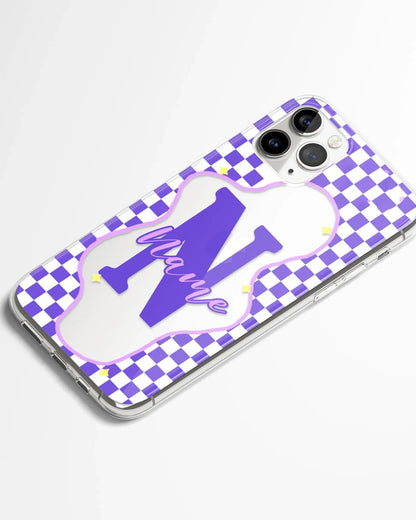 My Initial Pop Transparent Silicone Phone Cover