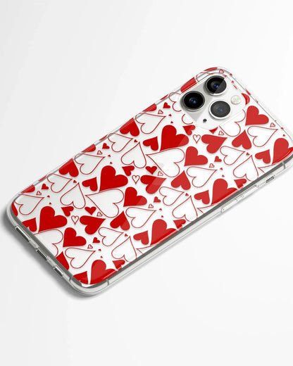 Love Overload Transparent Phone Cover