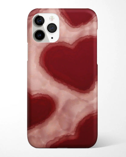 Crimson Reverie Heart Phone Cover