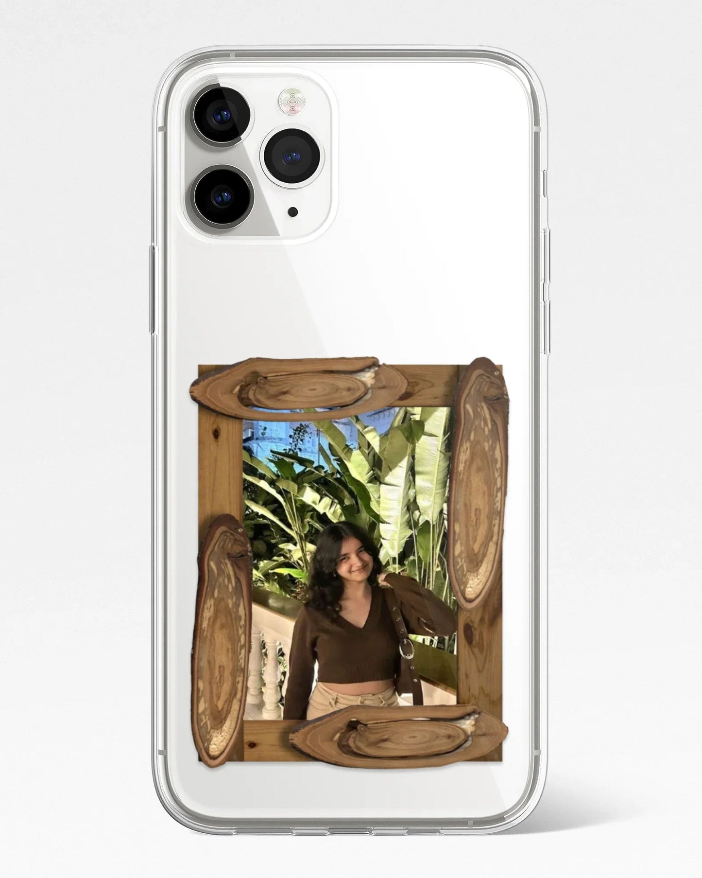 Woodland Polaroid Frame Transparent Silicone Cover