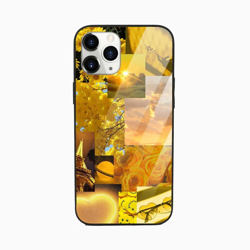 Warm Sunshine Aesthetic Glossy Phone Cover